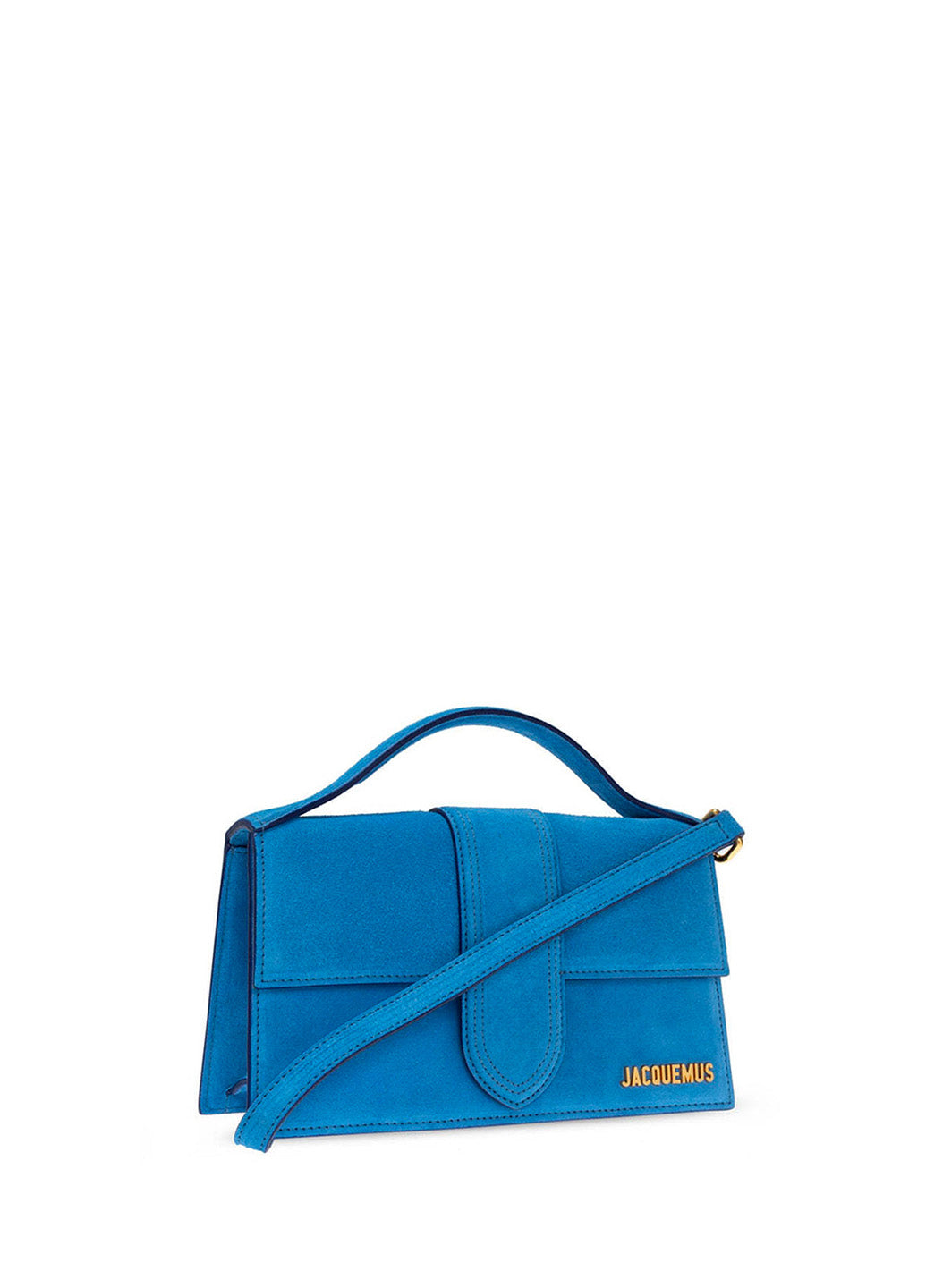 Jacquemus Le Bambino Grand Suede Bag Blue