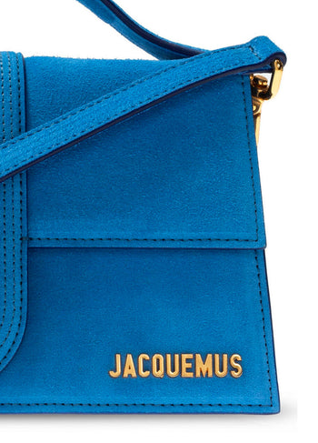 Jacquemus Le Bambino Grand Suede Bag Blue