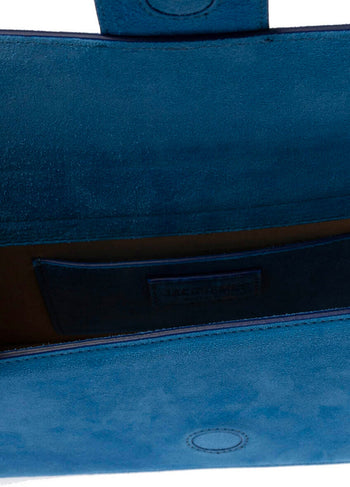 Jacquemus Le Bambino Grand Suede Bag Blue