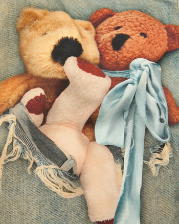 Acne Studios Teddy Bear Loose FIt 1981 Jeans Mid Blue