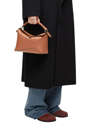 Loewe Small Puzzle Bag Classic Calfskin Tan