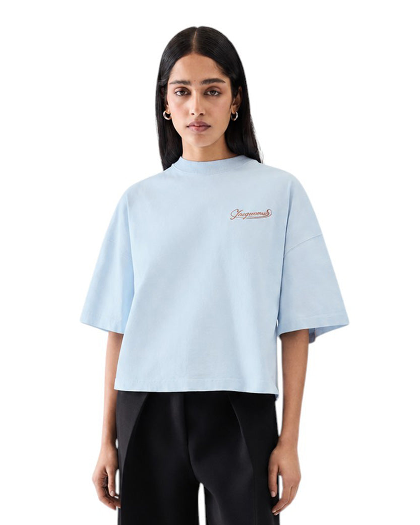 Jacquemus The Corto T-Shirt Uni Club Blue