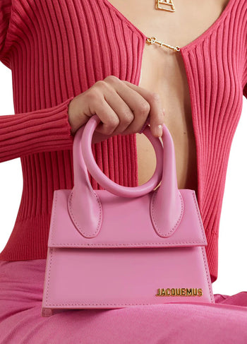 Jacquemus Le Chiquito Noeud Pastel Pink