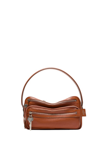Acne Studios Camero Party Shoulder Bag Cognac Brown
