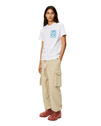 Loewe Anagram Fake Pocket T-shirt White