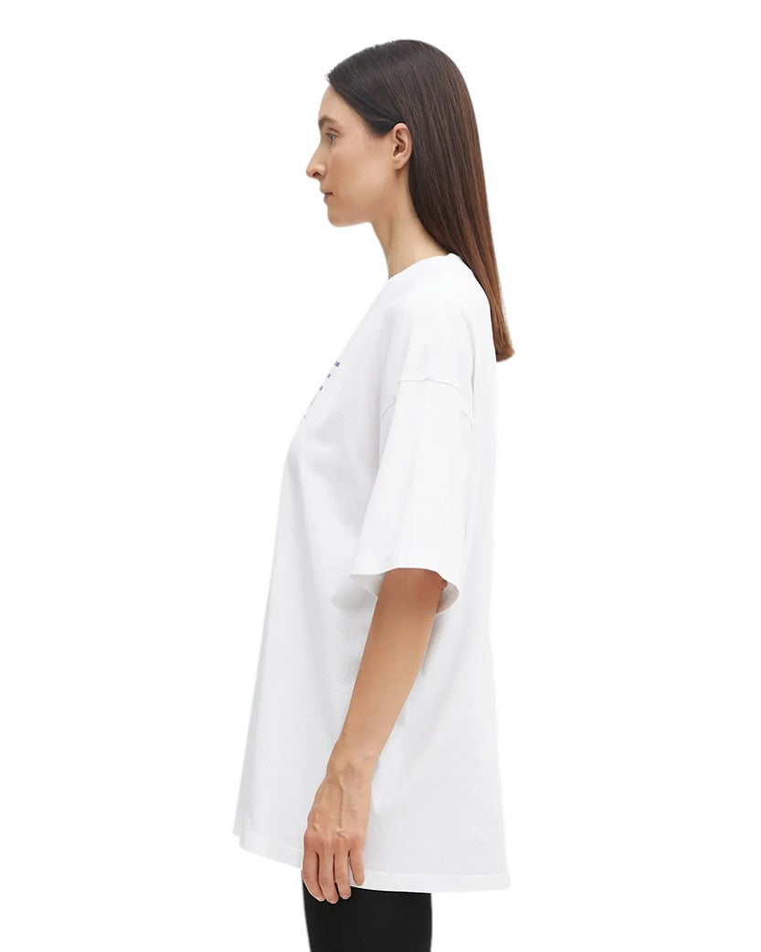 Martine Rose Oversized Cotton Graphic T-shirt White