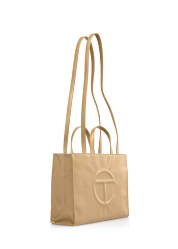 Telfar Medium Shopping Bag Cream