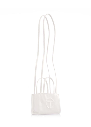 Telfar Small Shopping Bag White