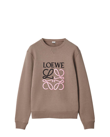 Loewe Anagram Sweatshirt Coffee