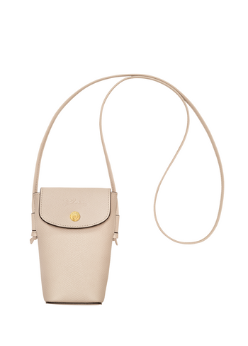 Longchamp Epure Phone Case With Leather Lace Paper