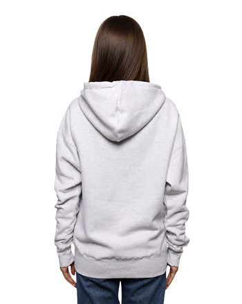 Isabel Marant Étoile Mansel flocked-logo hoodie Ecru/Red
