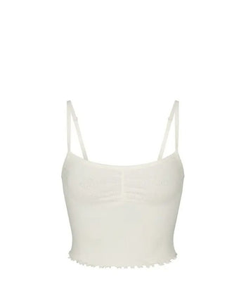 Skims Logo Pointelle Cami Marble
