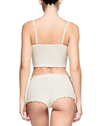 Skims Logo Pointelle Cami Marble