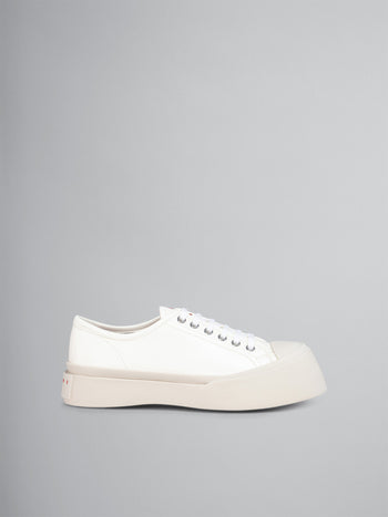 Marni Leather Pablo Lace-Up Sneaker White
