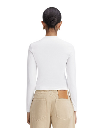 Jacquemus Les Classiques The Gros Grain Long-Sleeve T-Shirt White