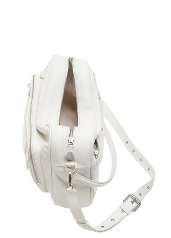 Acne Studios Camero Camera Shoulder Bag Cream White