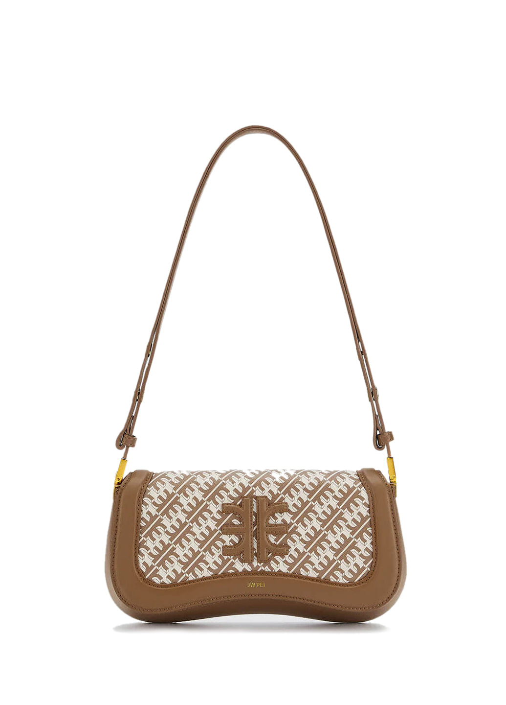 JW PEI Joy Shoulder Bag Monogram Brown