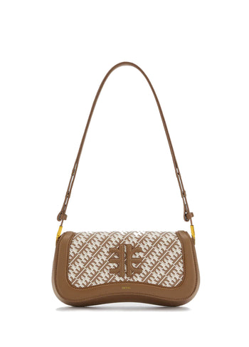 JW PEI Joy Shoulder Bag Monogram Brown