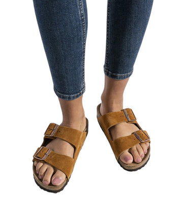 Birkenstock Arizona Suede Leather Brown
