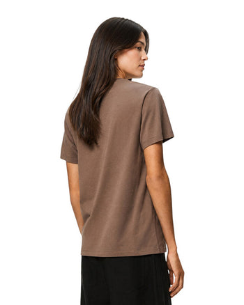 Loewe Anagram Fake Pocket T-shirt Warm Grey