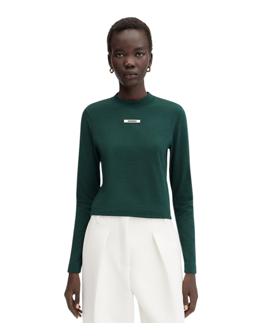 Jacquemus Les Classiques The Gros Grain Long-Sleeve T-Shirt Green