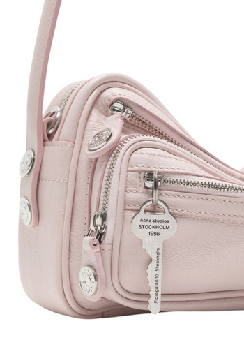 Acne Studios Camero Party Shoulder Bag Pale Pink