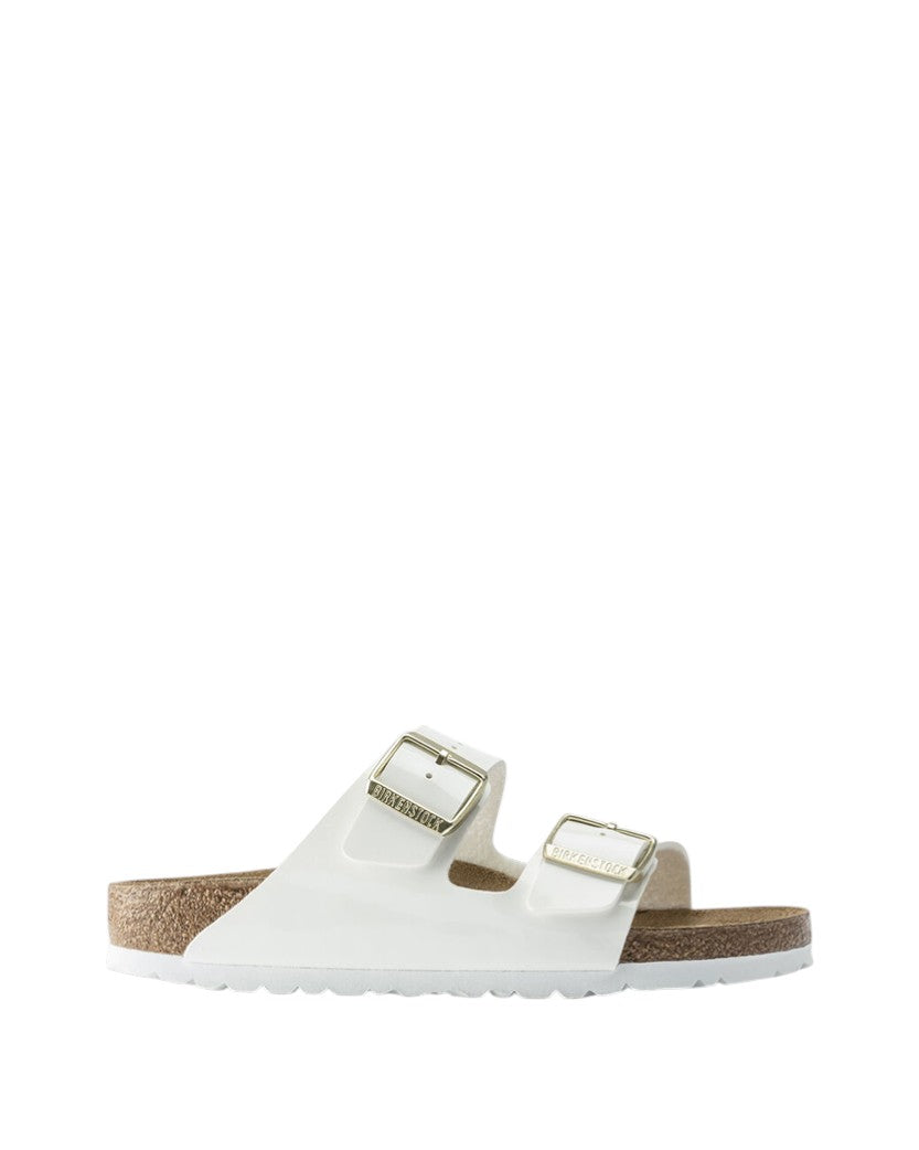 Birkenstock Arizona Birko-Flor Patent White