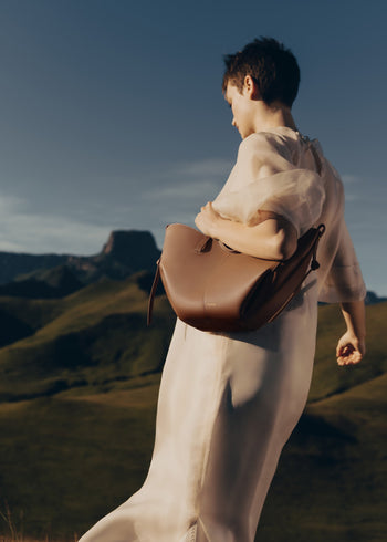 Polene Cyme Mini Edition Textured Camel