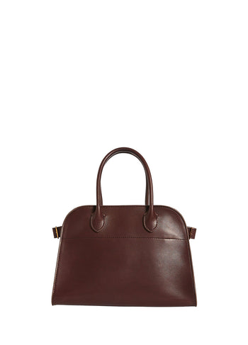 The Row Soft Margaux 10 Bag in Leather Amaranto
