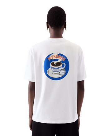 Jacquemus The Mykonos Coffee T-Shirt White