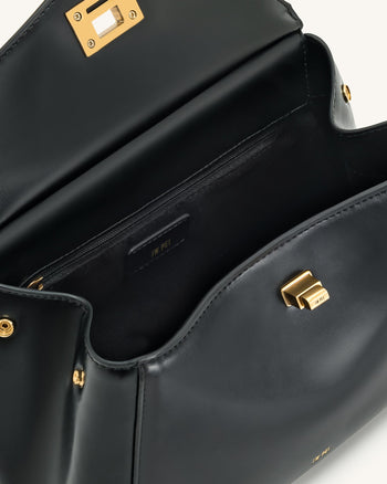 JW PEI Lucia Classic Top Handbag Black