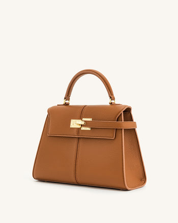 JW PEI Elise Large Top Handle Bag Brown