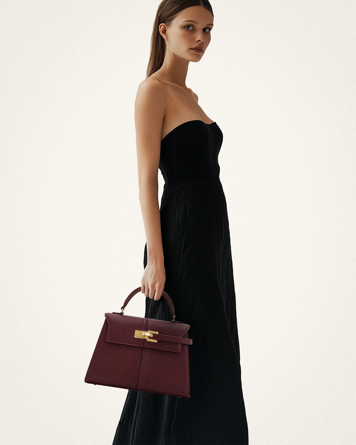 JW PEI Elise Large Top Handle Bag Claret