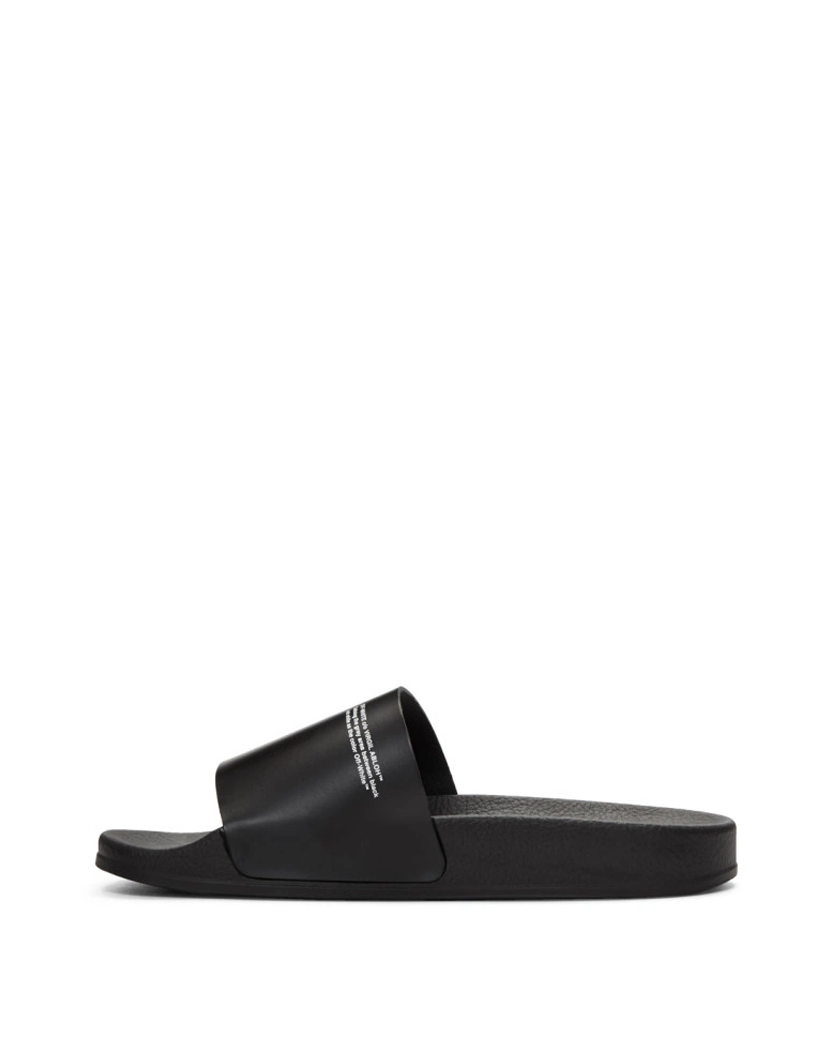 Off-White Corporate Sliders Black