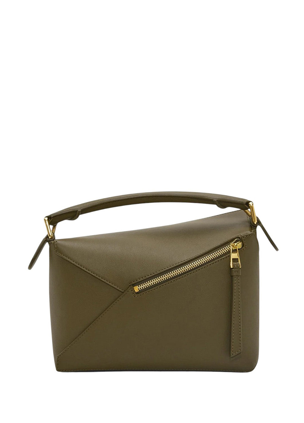 Loewe Small Puzzle Bag Classic Calfskin Dark Khaki Green