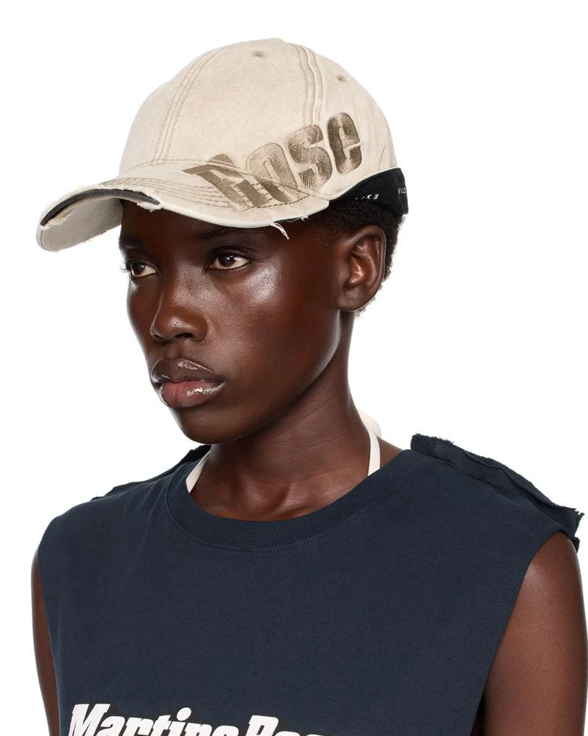 Martine Rose Exclusive Roll Back Cap Beige