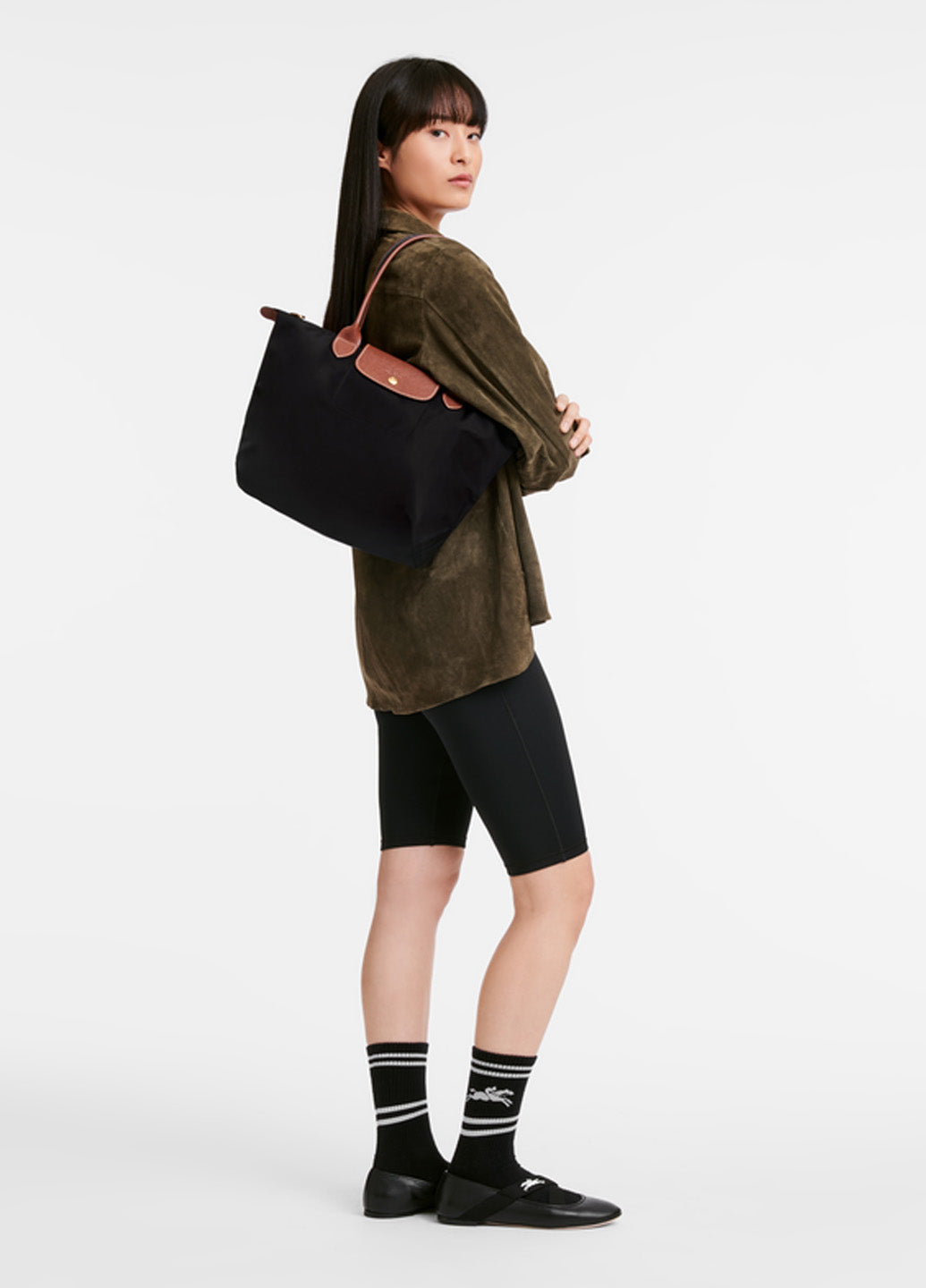Longchamp Le Pliage Original M Tote Bag Black