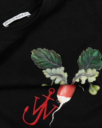 J.W. Anderson Printed Veggie Logo T-Shirt Black