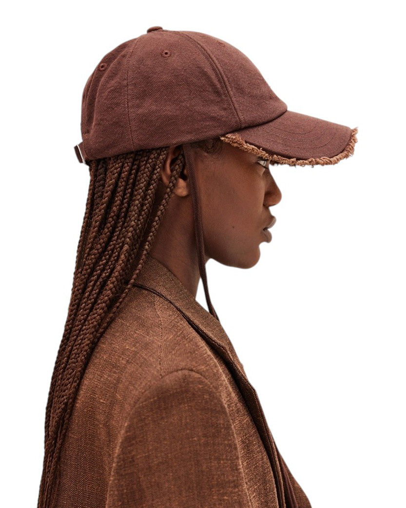 Jacquemus La Casquette Artichaut Baseball Cap Brown
