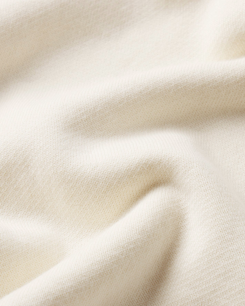 Skims French Terry Zip Up Hoodie Ecru