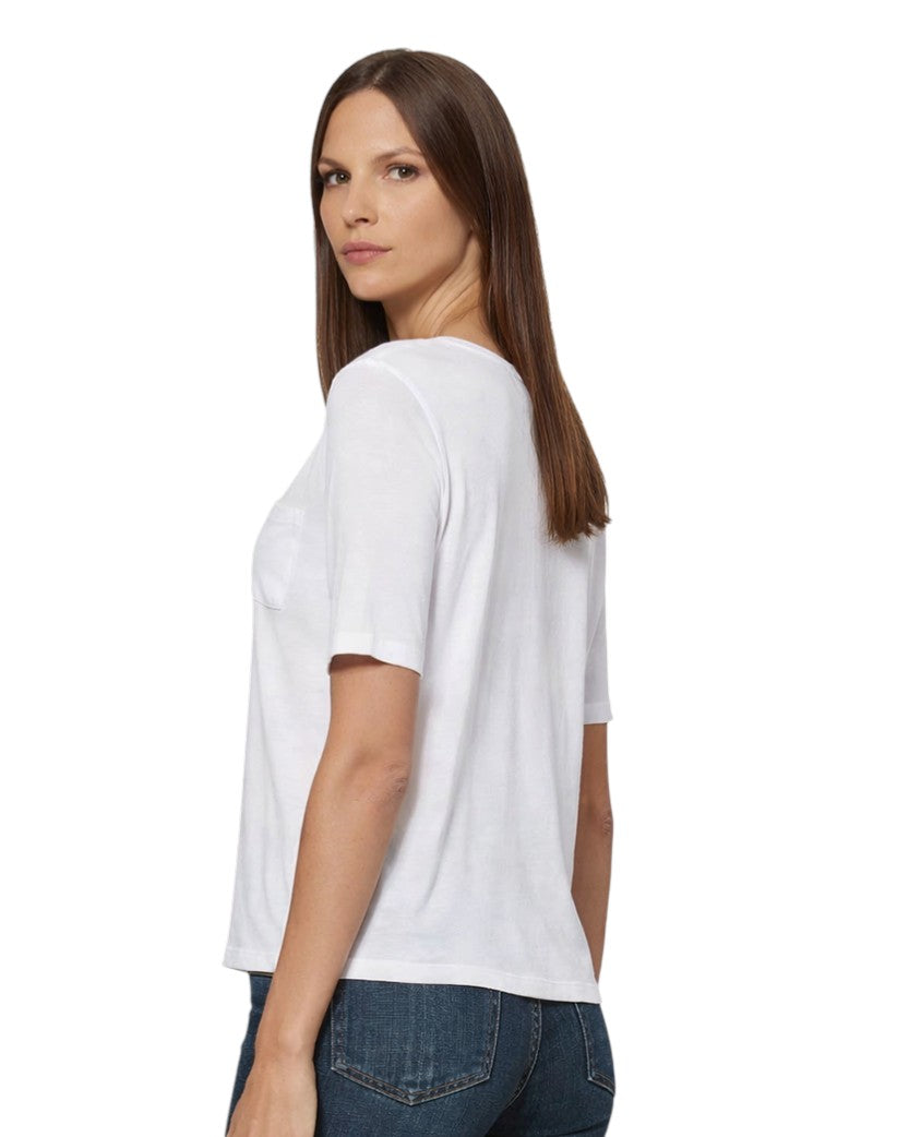 Alexander Wang Classic Pocket Tee White
