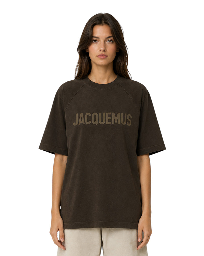 Jacquemus Le Typo T-Shirt Brown