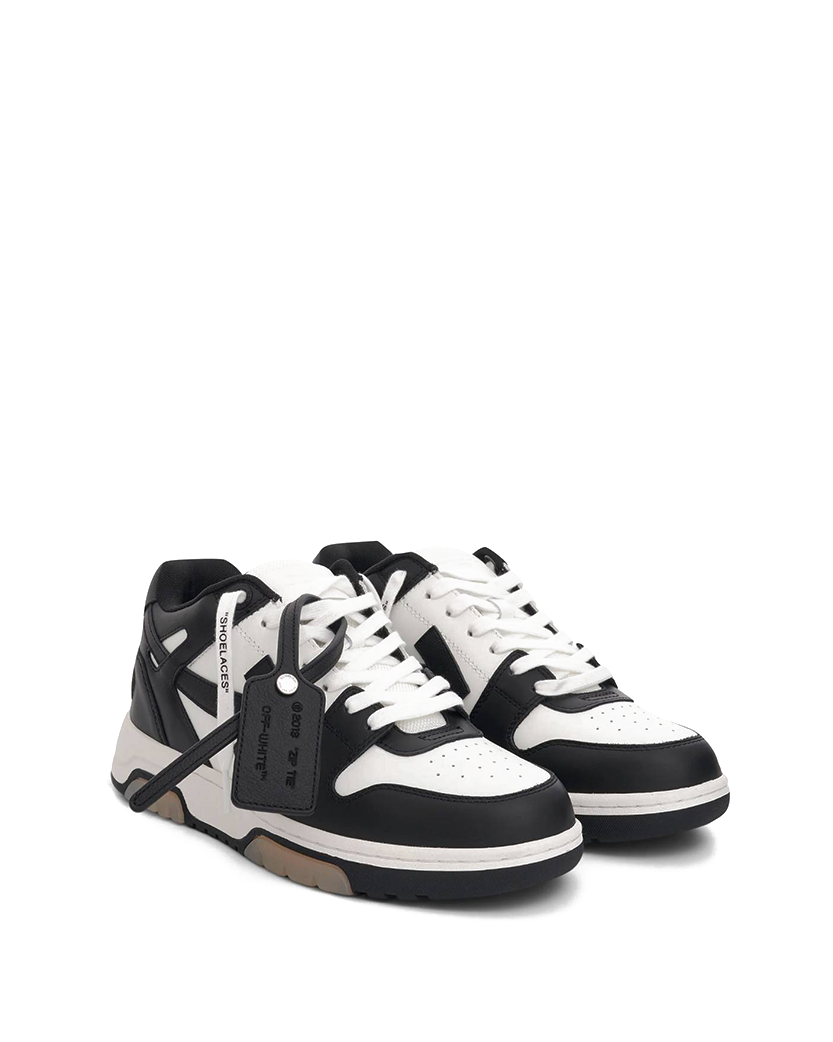 Off White Out Of Office 'OOO' Sneakers Black-White