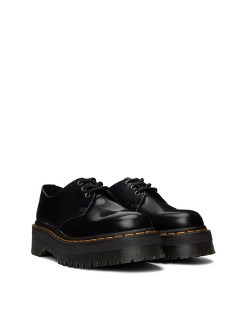 Dr. Martens 1461 Quad 3-Eye Black Smooth