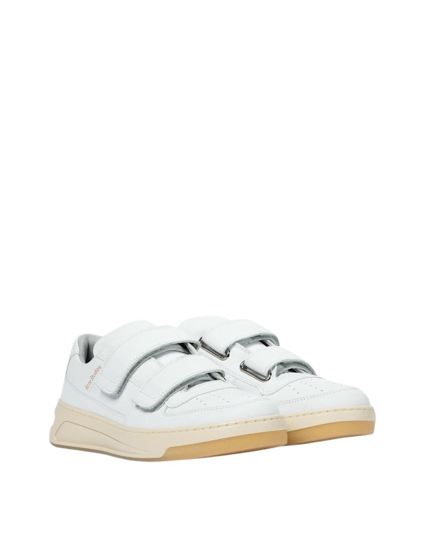 Acne Studios Velcro Strap Sneakers White