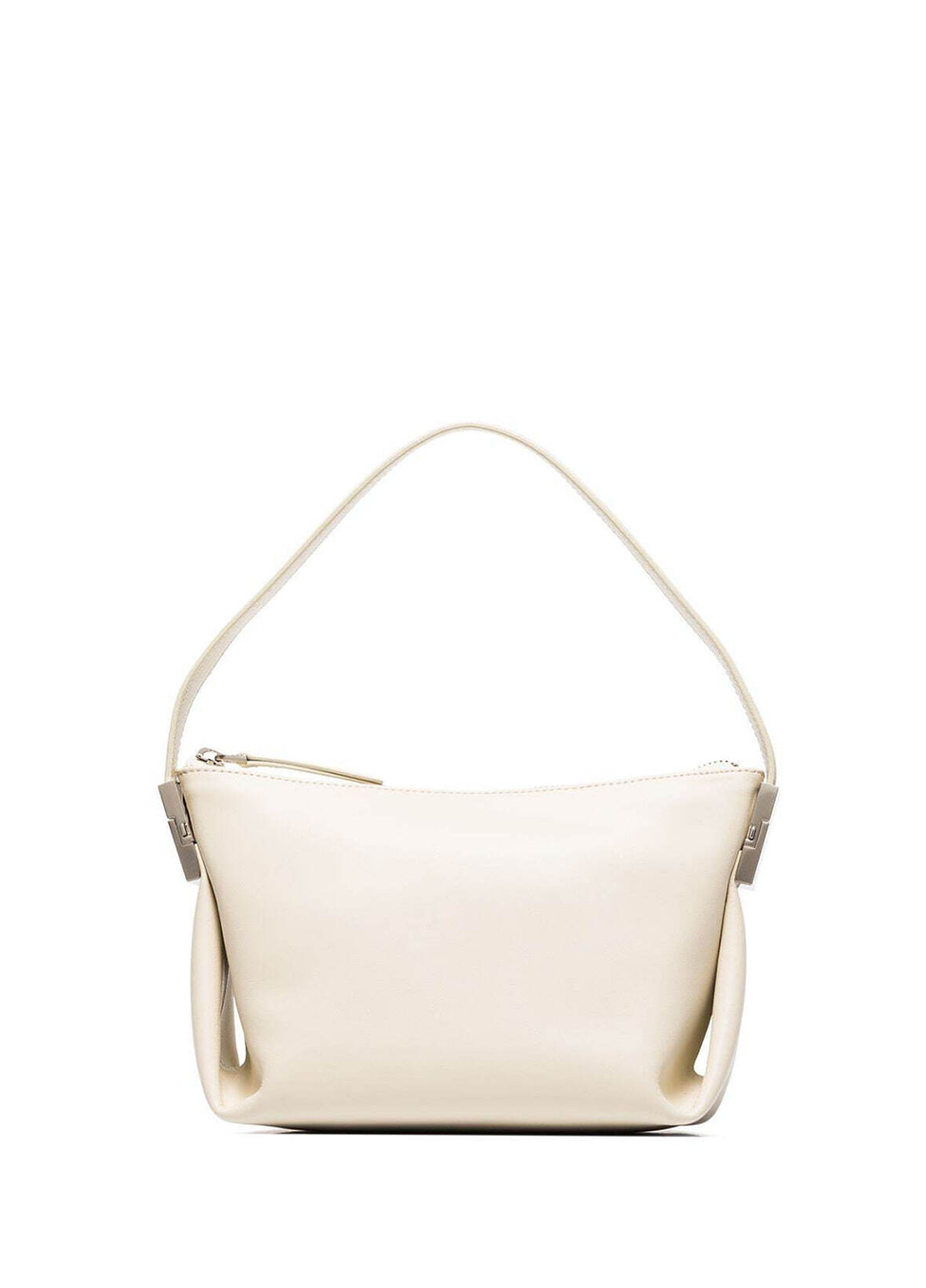 Osoi Bean Leather Shoulder Bag Cream