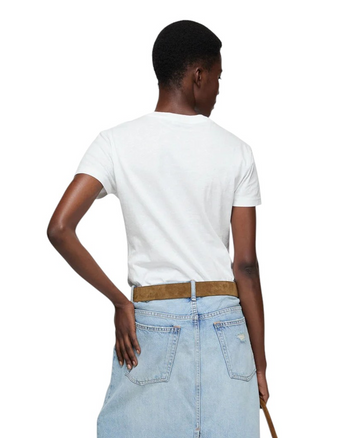 Acne Studios Fitted Graphic T-Shirt Off White