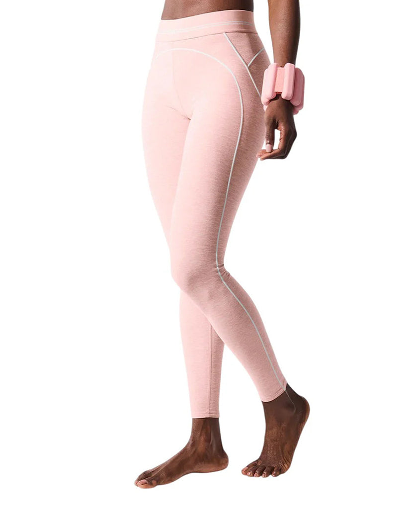 Alo Yoga Airbrush High-Waist Heart Throb Legging Pink Quartz Heather