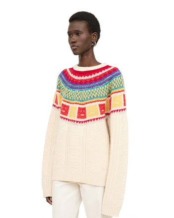 Acne Studios Rainbow Crew Neck Wool Sweater