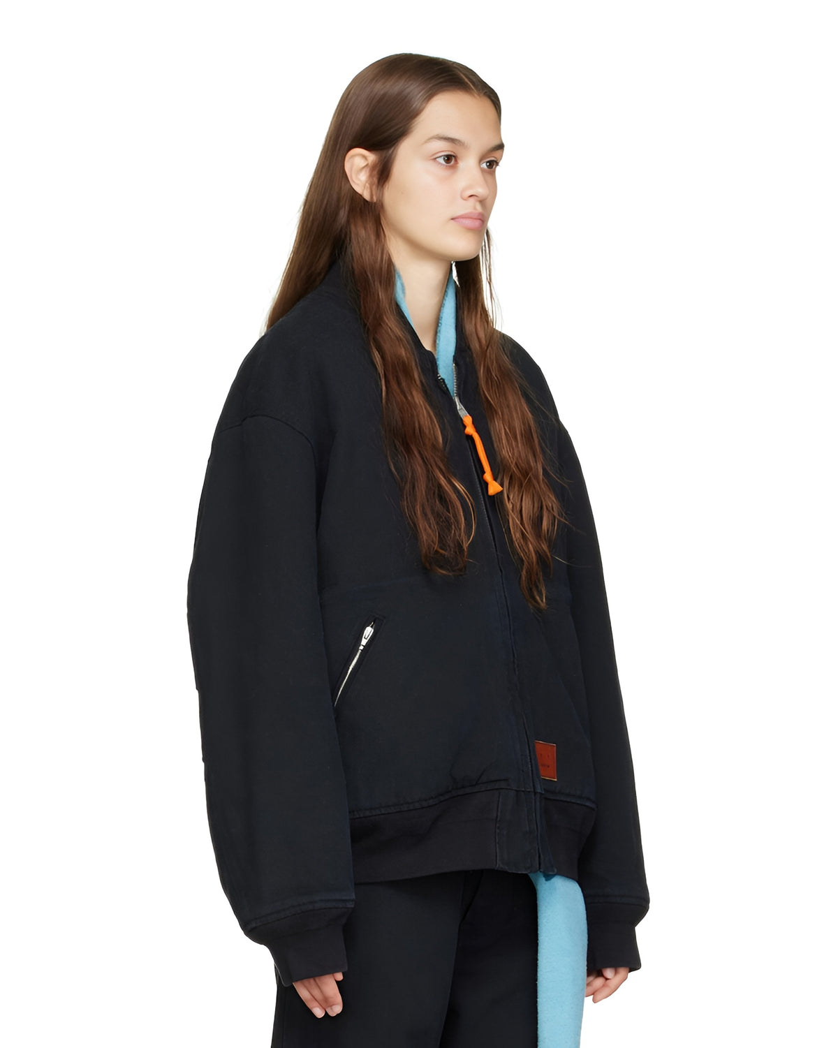 Acne Studios Cotton Bomber Jacket Black